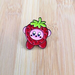 2/$20 Brand New Nintendo Kirby Pin Brooch Strawberry